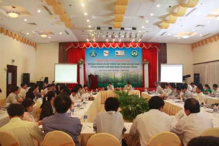 Consultation workshop on Timber legality definition and Timber Legality Assurance System within the framework of VPA/FLEGT with EU in Quy Nhon